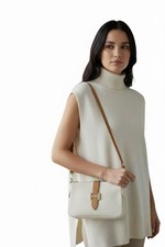 Schultertasche Leder