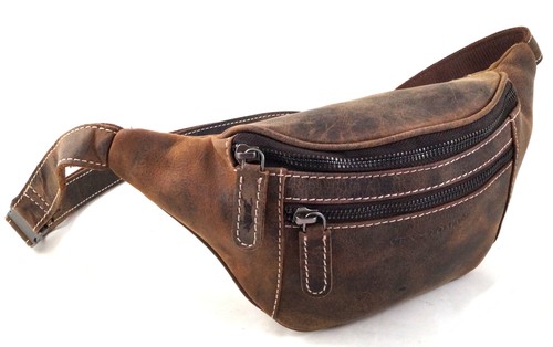 Flache vintage bauchtasche - vintage,