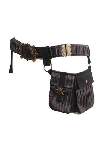 Steampunk gürtel mit - mit, taschen