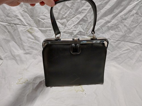 Handtasche antik echt leder - handtasche,